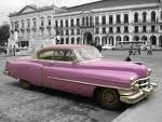 pink car