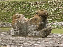 uxmal double jaguar throne