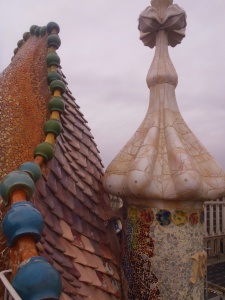 and some truly magical (or mind bending things), like the back of the Dragon slain by St. George (patron de Catalunya)