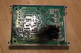 burned circuit board