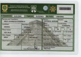 Yucatan Tarjeta de Circulacion