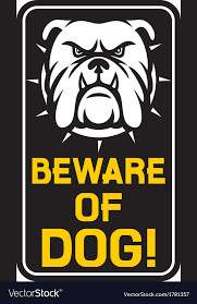 Beware of dog