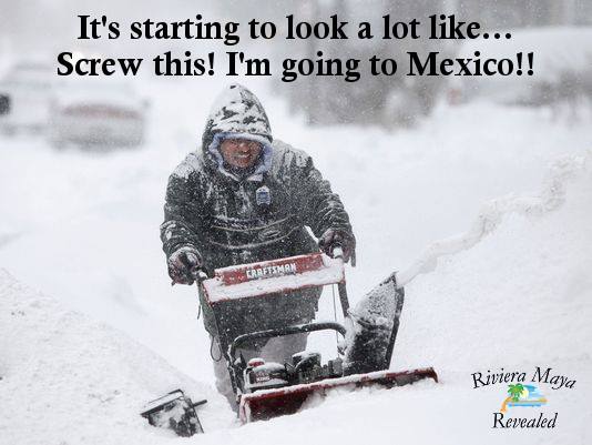 Snow blowing
