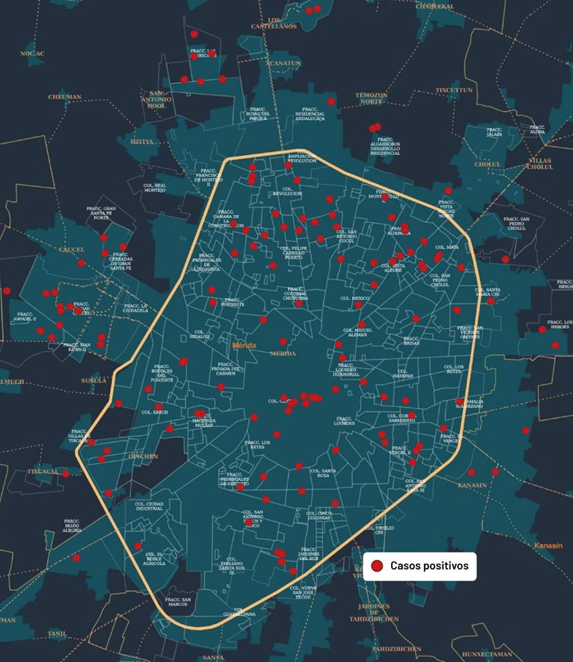 COVID Map of Merida